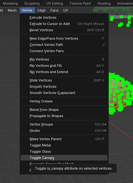Toggle Canopy operator