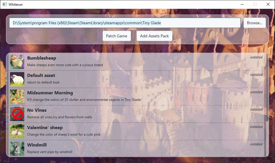 Whiterun application